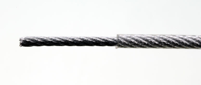 Kupfer-Antennenlitze 7x7x0,25 mm Cu Ø = 2,48 mm²  Ø = 3,4 mm