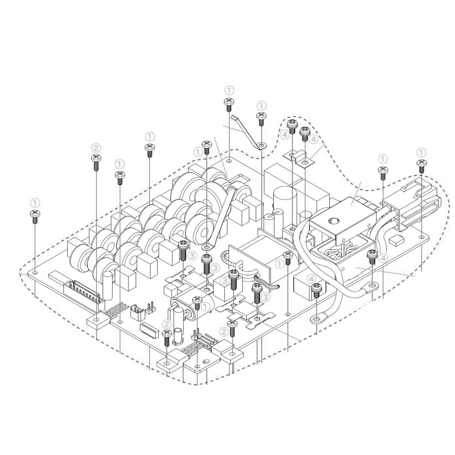 YAESU CS2471603 HF-PA ASSY