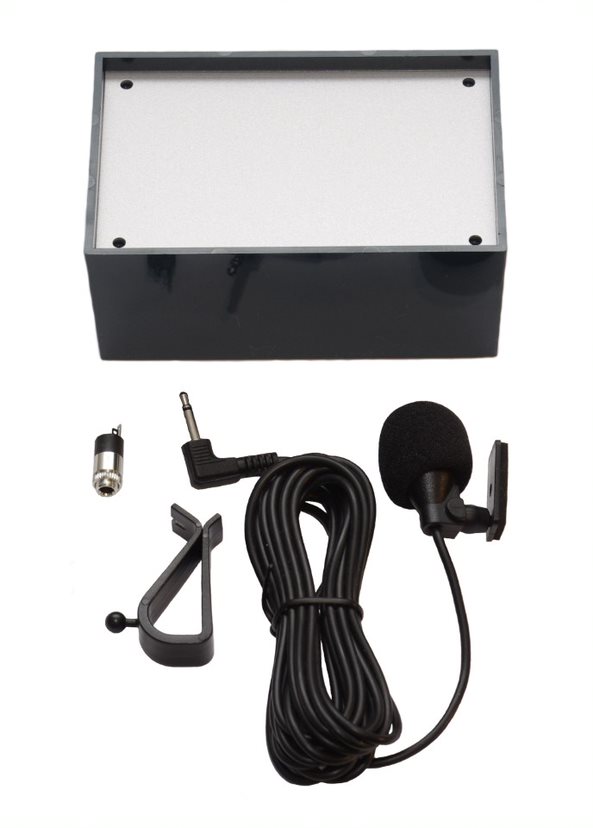 funkgeraet-freisprecheinrichtung-122 DK1TEO HandsFree Gehäuse und Mikrofon