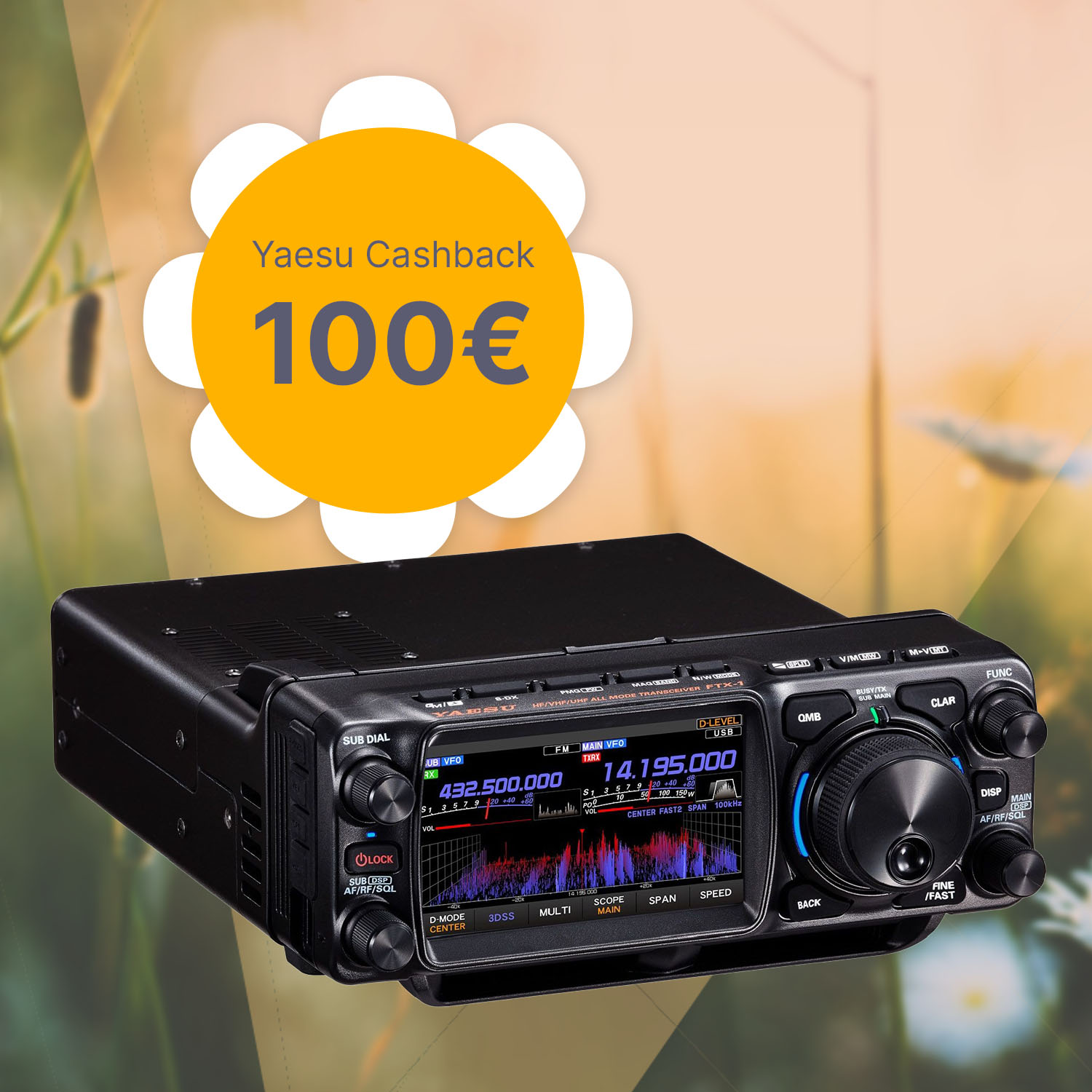 Yaesu FTX-1 Optima KW/50/144/430 MHz All Mode 