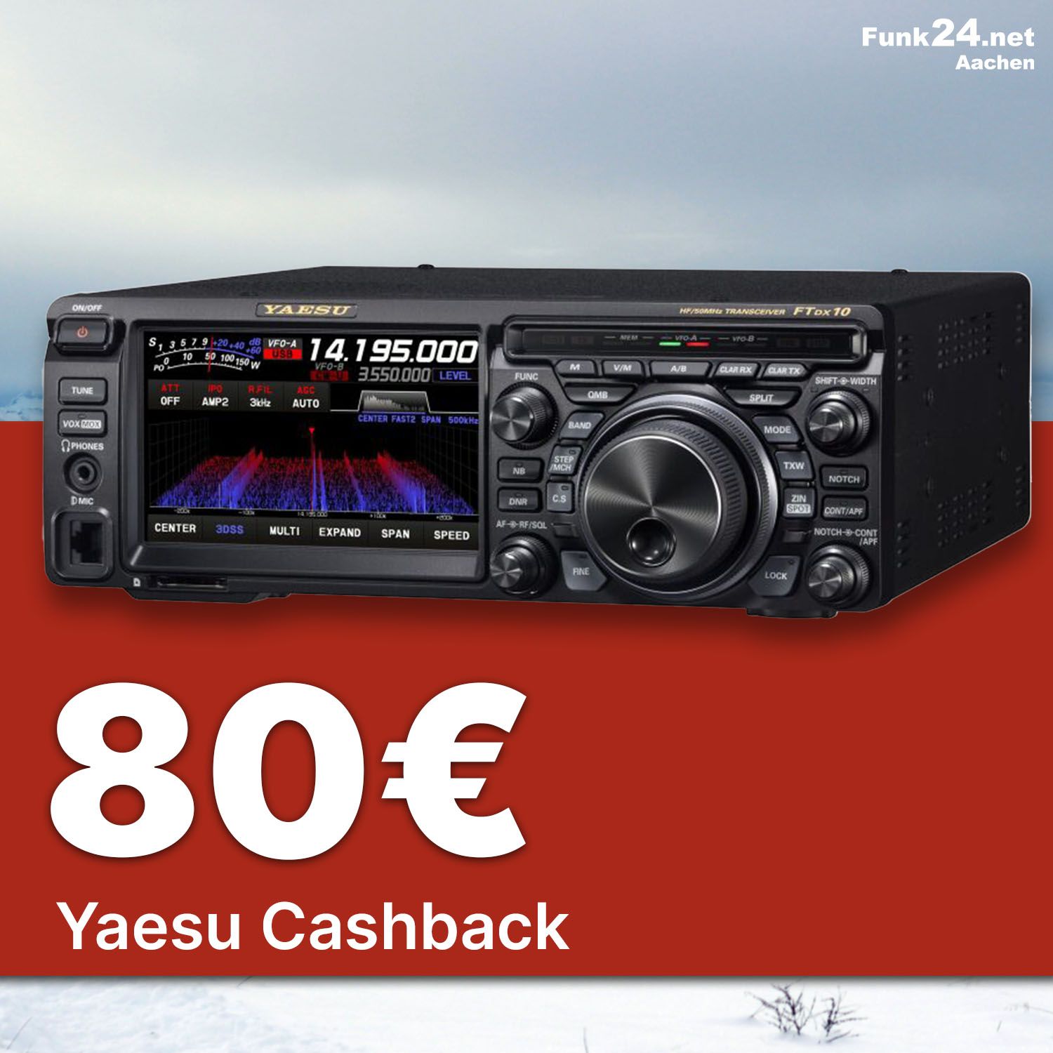 FT-DX10 von YAESU, SDR-Transceiver | Funk24.net