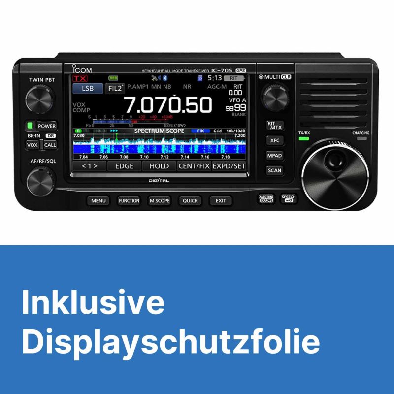 IC-705 portabler KW / UKW Allmode Transceiver von icom | Funk24.net